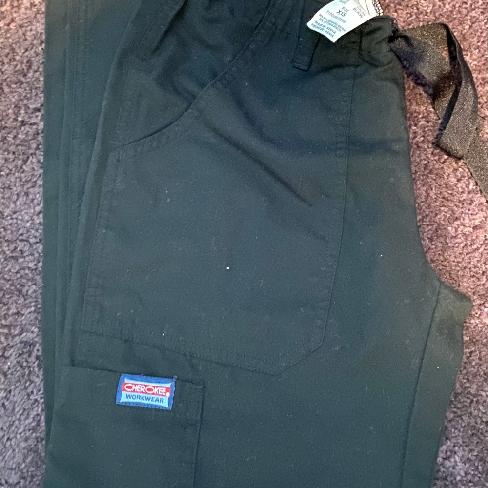 Cherokee Black D-Ring Scrub pants. Never Worn.